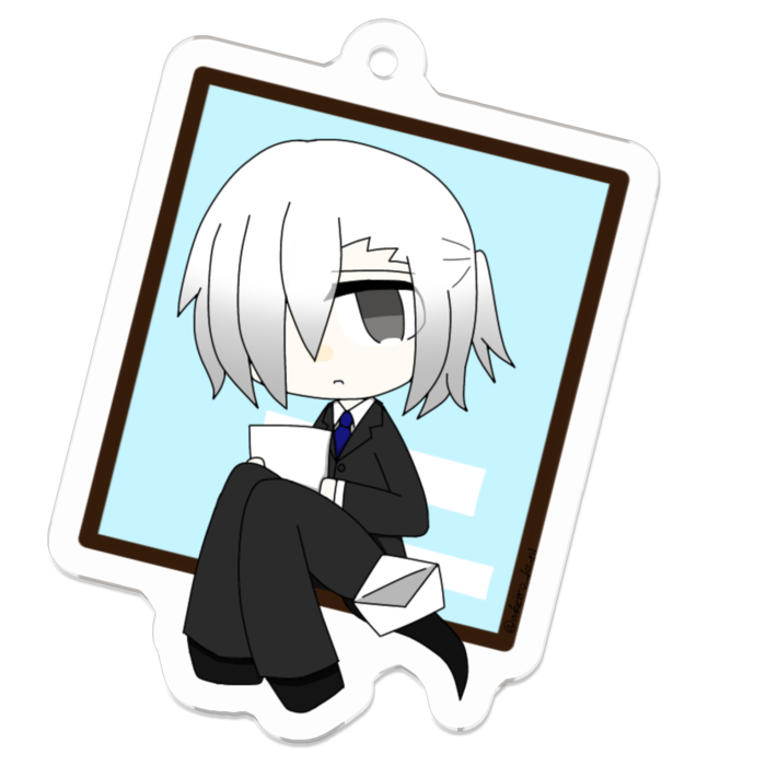 アクリルキーホルダー - 50 x 50 (mm)