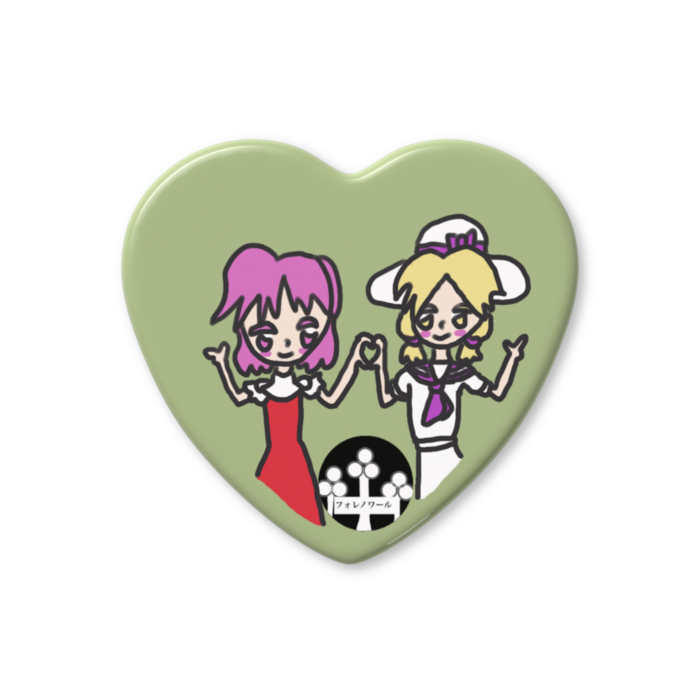 ルイズ＆サラ_ハート缶バッジ