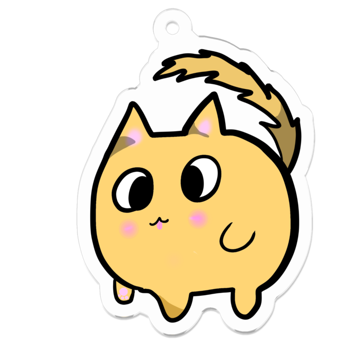 アクリルキーホルダー - 50 x 50 (mm)