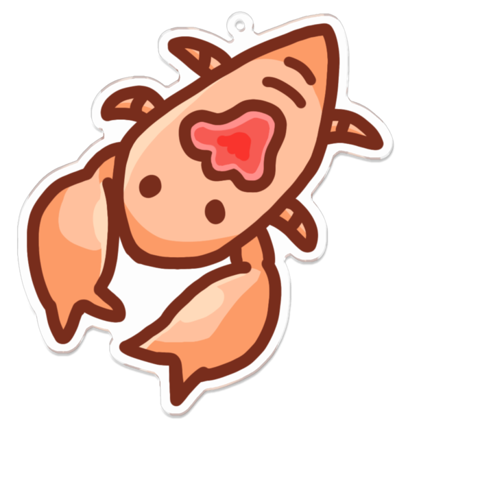 アクリルキーホルダー - 100 x 100 (mm)