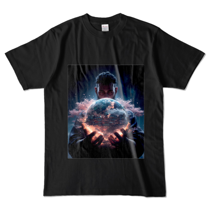 カラーTシャツ - L - ブラック (濃色)