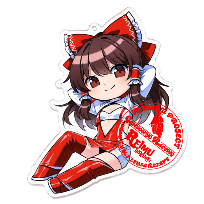 アクリルキーホルダー - 100 x 100 (mm)