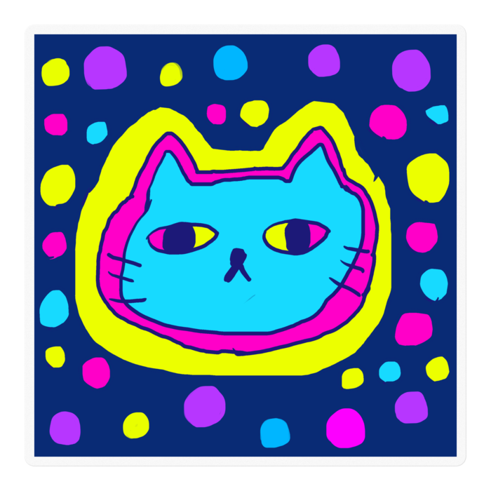 ステッカー - 100 x 100 (mm)