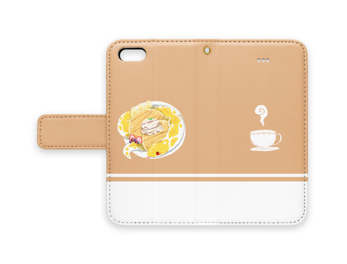 手帳型iPhoneケース - iPhone 5 / SE - ストラップ穴 あり