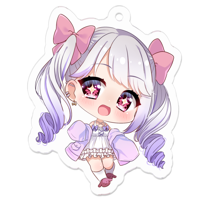 アクリルキーホルダー - きらきら