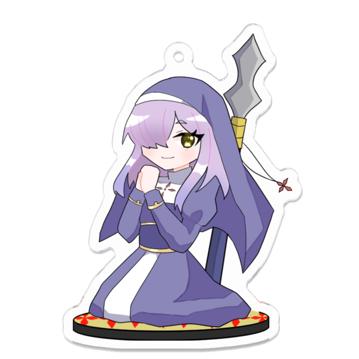 アクリルキーホルダー - 70 x 70 (mm)