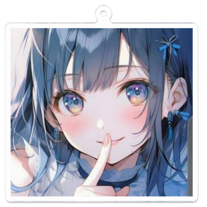 アクリルキーホルダー - 70 x 70 (mm)