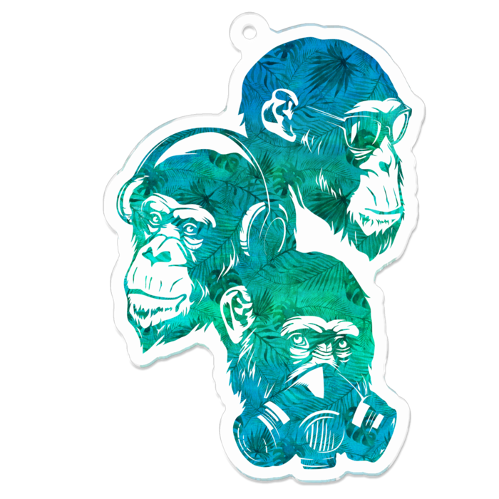 アクリルキーホルダー - 70 x 70 (mm)