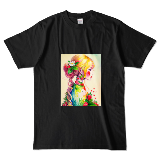 カラーTシャツ - L - ブラック (濃色)