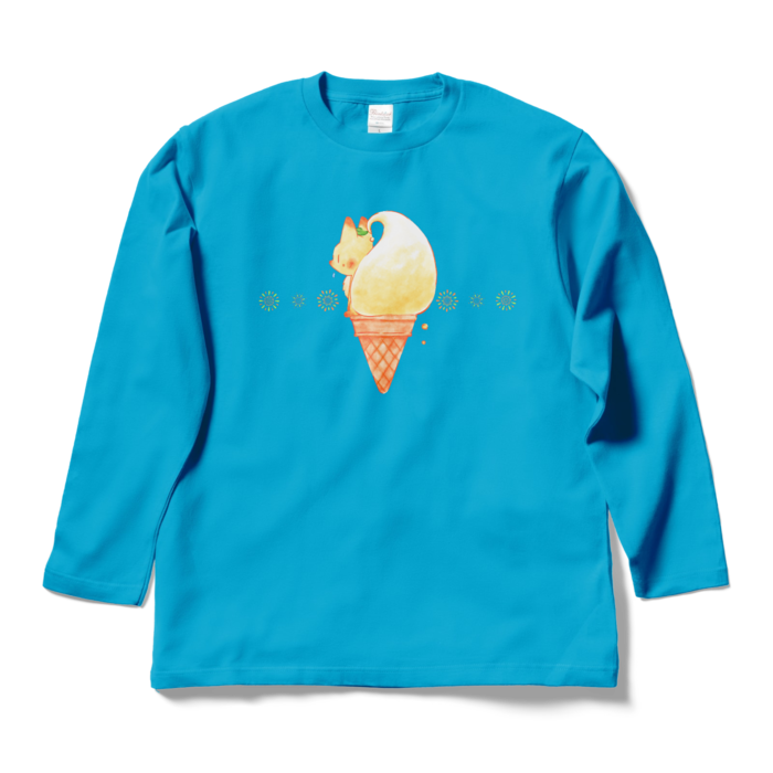 ロングスリーブTシャツ - L - ターコイズ