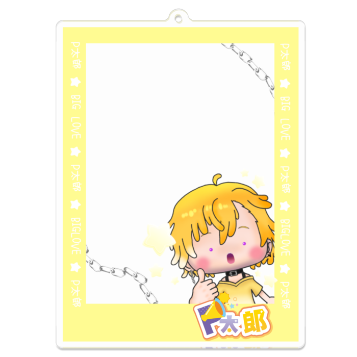 アクリルキーホルダー - 100 x 100 (mm)