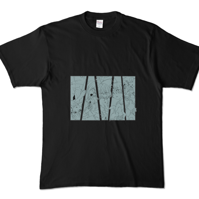 カラーTシャツ - XL - ブラック (濃色)