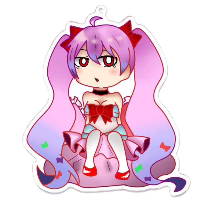 アクリルキーホルダー - 100 x 100 (mm)