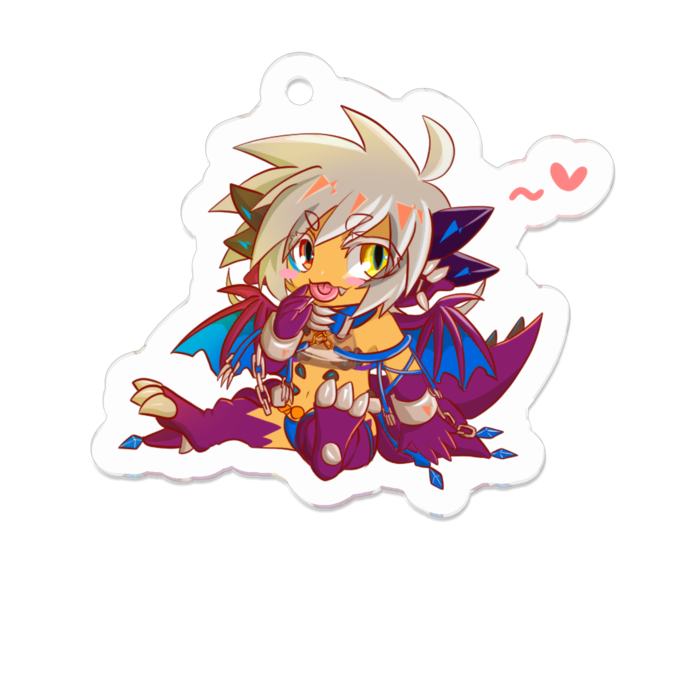 アクリルキーホルダー - 50 x 50 (mm)