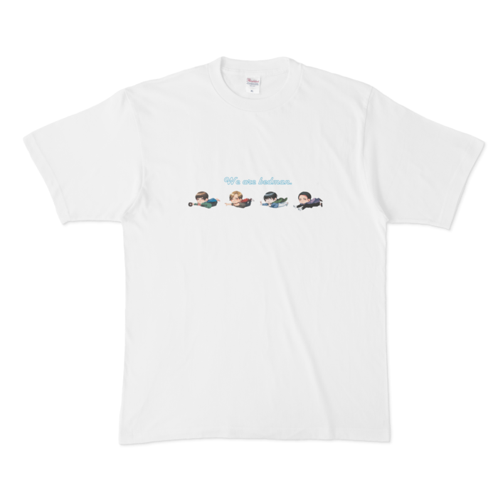 Tシャツ - XL - ロゴ水色