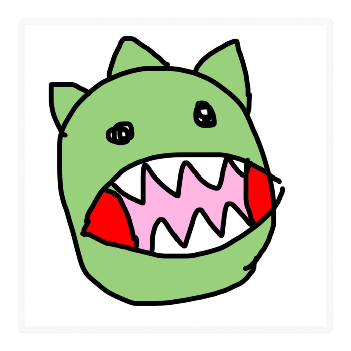 ステッカー - 100 x 100 (mm)