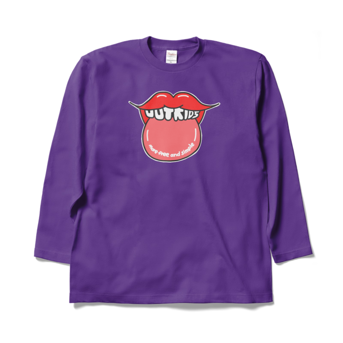 ロングスリーブTシャツ - XL - パープル