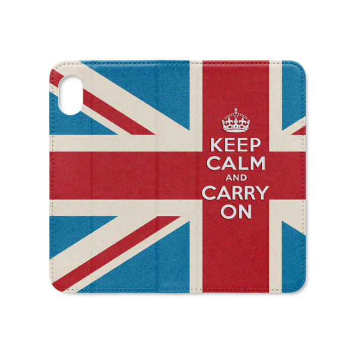 手帳型iPhoneケース（ベルトなし） - iPhone XR - ストラップ穴 なし