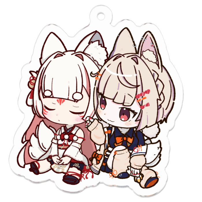 アクリルキーホルダー - 50 x 50 (mm)