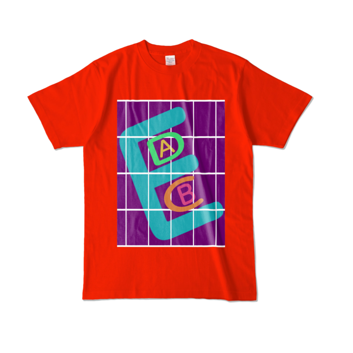 カラーTシャツ - L - レッド (濃色)