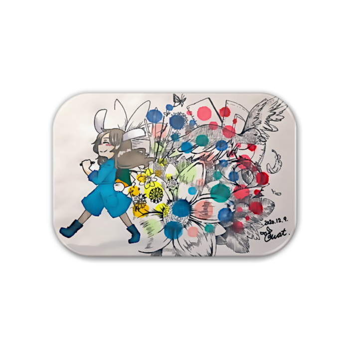 缶バッジ - 角丸 76x51mm