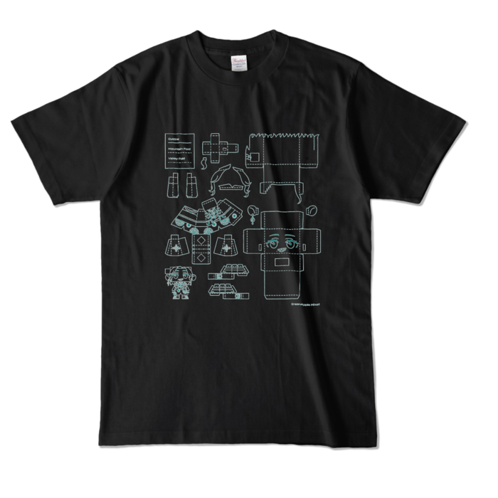 カラーTシャツ - L - ブラック (濃色)