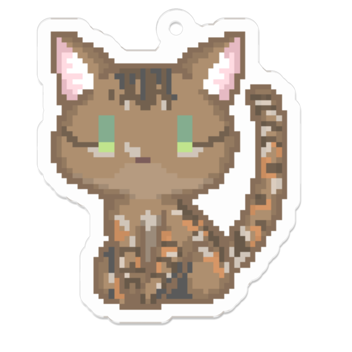 アクリルキーホルダー - 50 x 50 (mm)