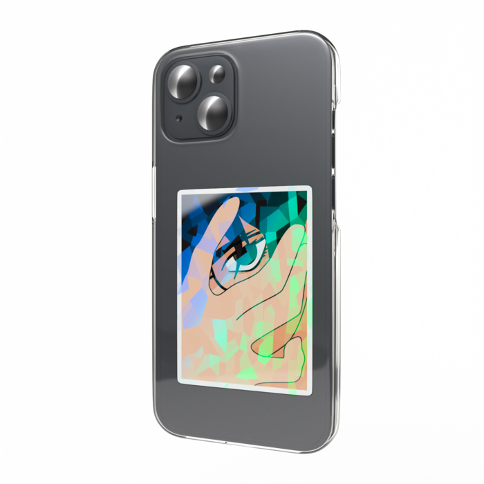 ホログラムスマホステッカー - 縦