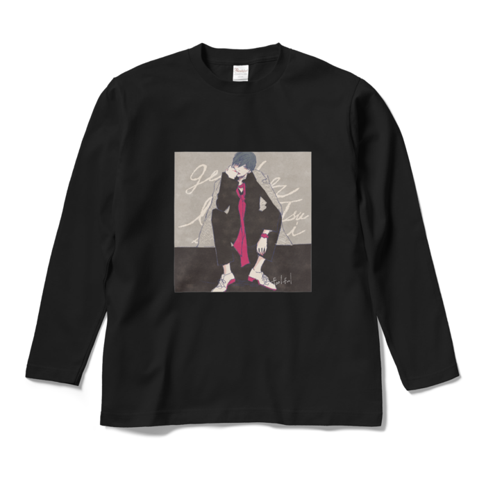ロングスリーブTシャツ - M - ブラック
