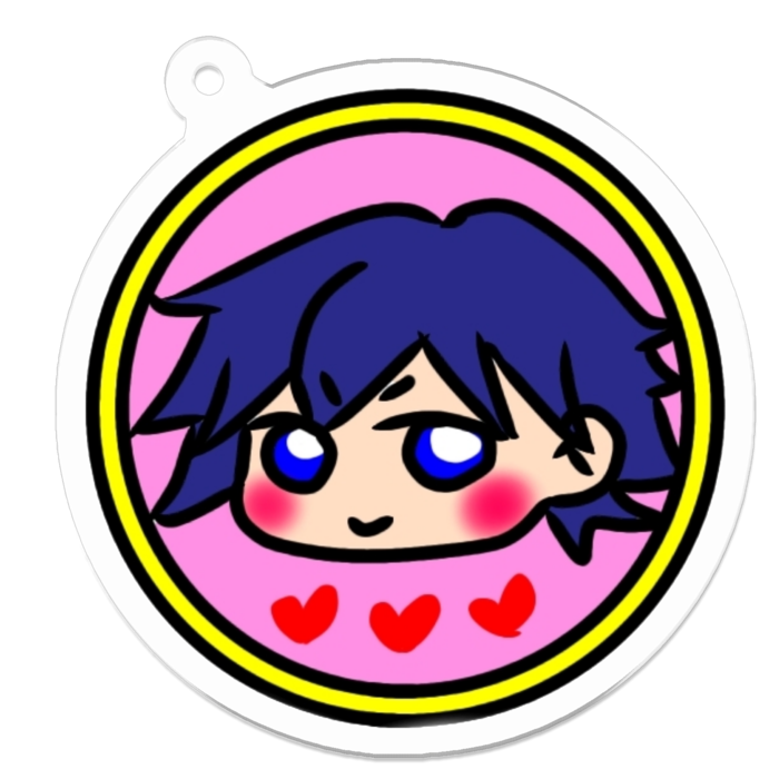 アクリルキーホルダー - 50 x 50 (mm)