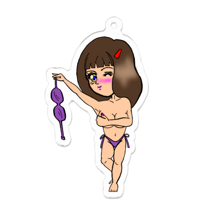 アクリルキーホルダー - 70 x 70 (mm)