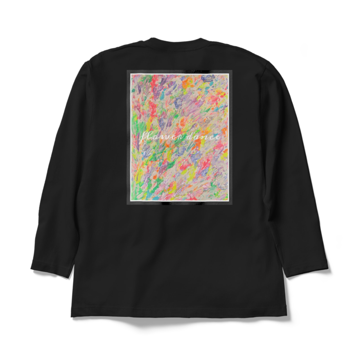 flower dance light ロングスリーブTシャツ - XL - ブラック