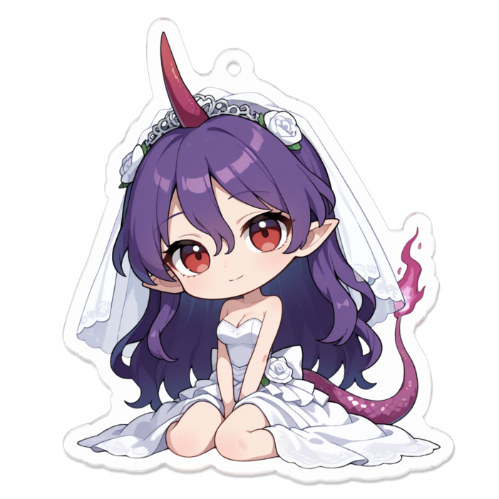 アクリルキーホルダー - 70 x 70 (mm)(キャラのみ)