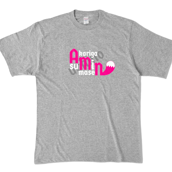 カラーTシャツ - XL - 杢グレー (濃色)