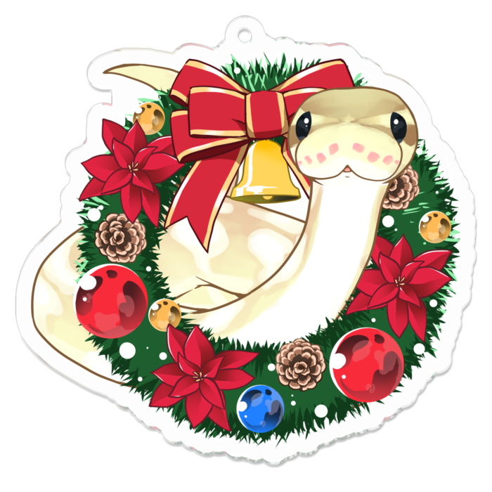 ボールパイソン リースアクキー(コーラルグローバター)