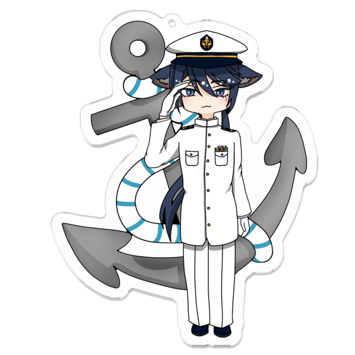 アクリルキーホルダー（コーティング） - 100 x 100 (mm)