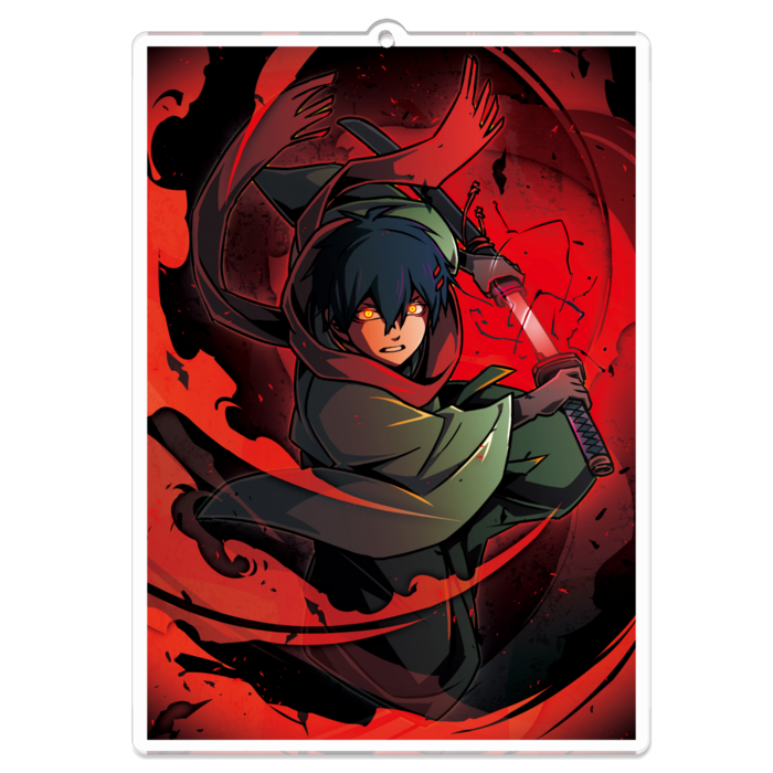 アクリルキーホルダー（コーティング） - 100 x 100 (mm)