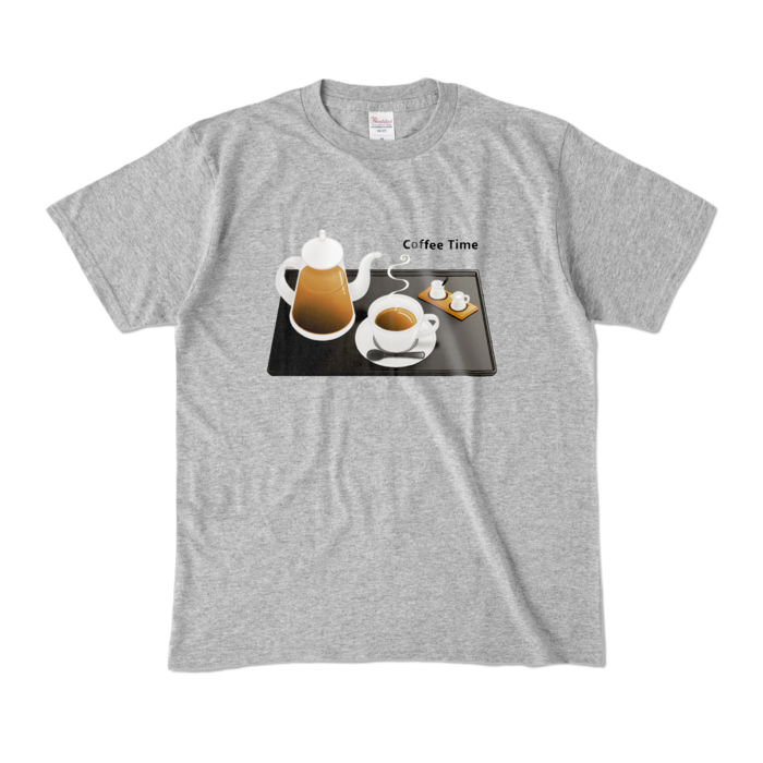 カラーTシャツ　灰色　M