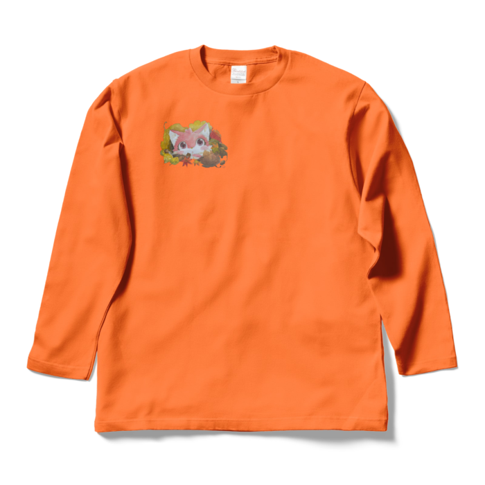 ロングスリーブTシャツ - L - オレンジ(2)