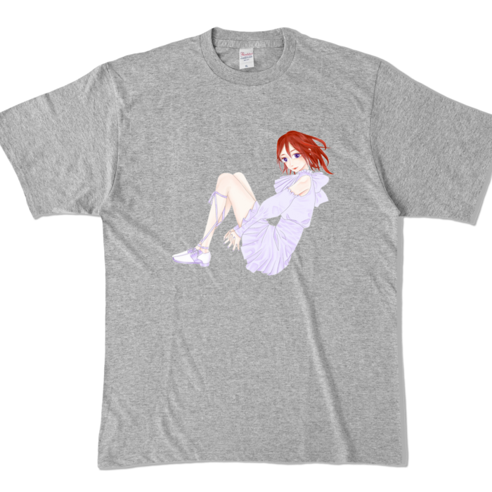 カラーTシャツ - XL - 杢グレー （濃色）
