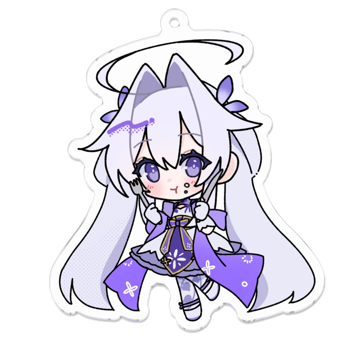 アクリルキーホルダー - 70 x 70 (mm)