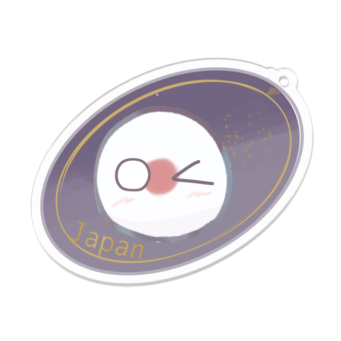 アクリルキーホルダー - 70 x 70 (mm)
