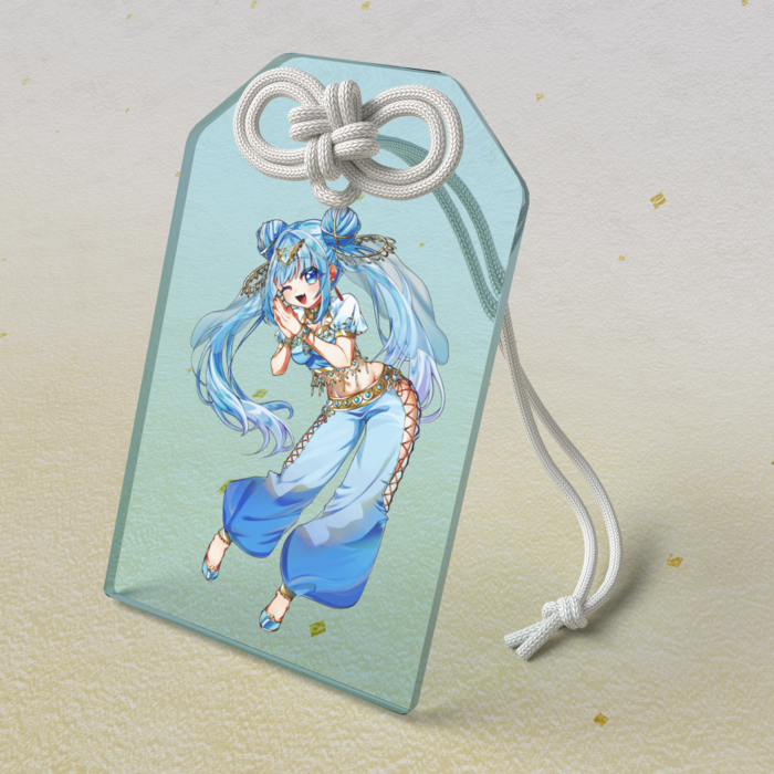 アクリルお守り - 50 × 80mm