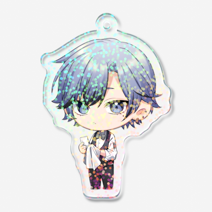 ホログラムアクリルキーホルダー - 50 × 50mm