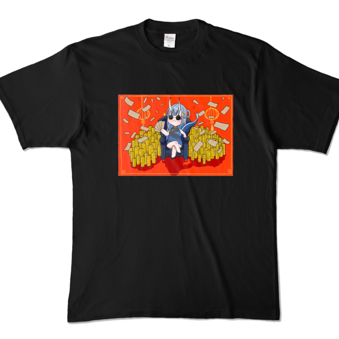 カラーTシャツ - XL - ブラック (濃色)