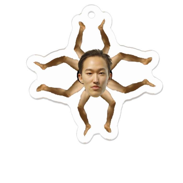 アクリルキーホルダー - 50 x 50 (mm)
