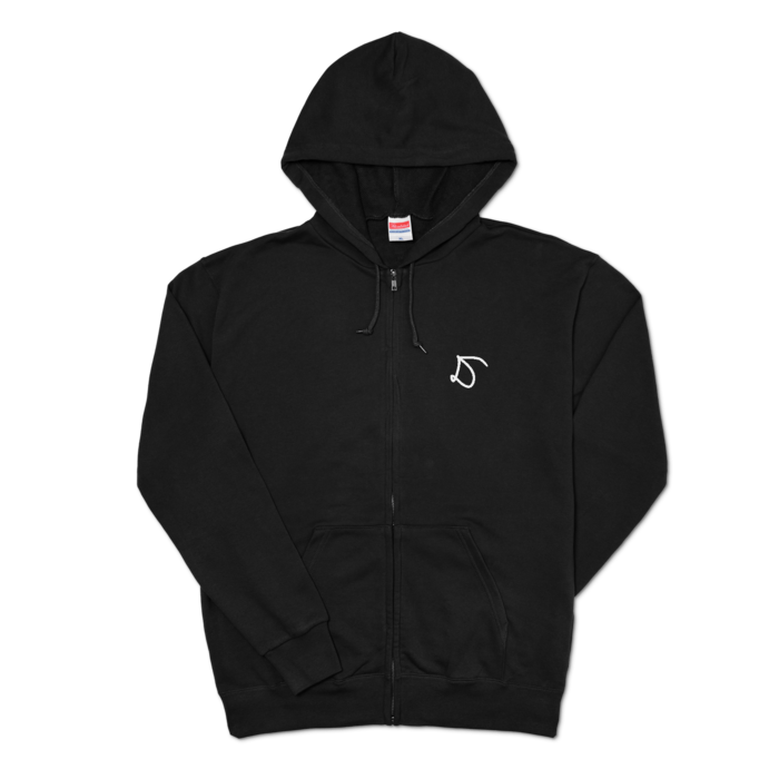 ジップパーカー - XL - ブラック