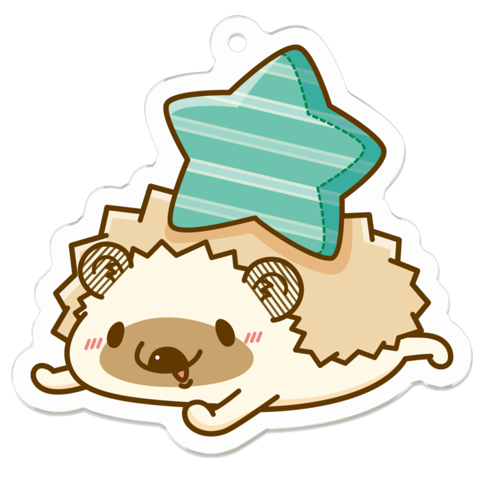 アクリルキーホルダー - 50 x 50 (mm)