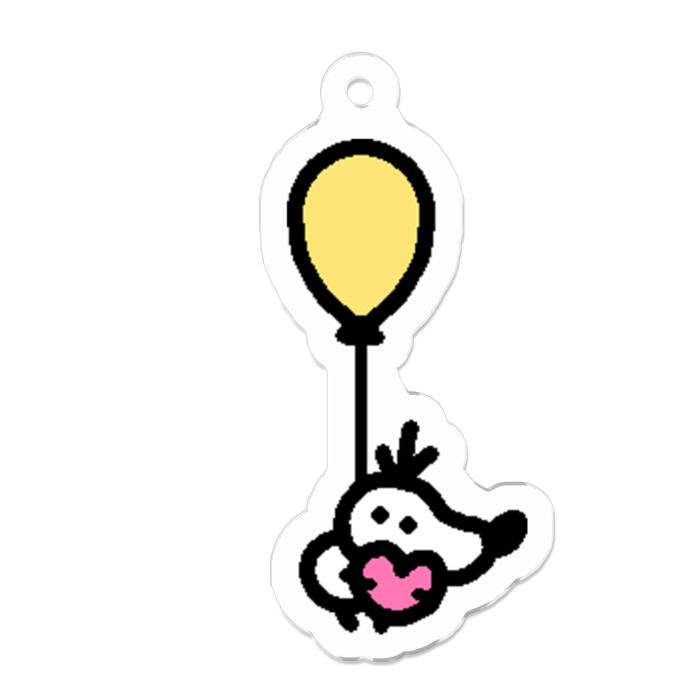 アクリルキーホルダー - 50 x 50 (mm)