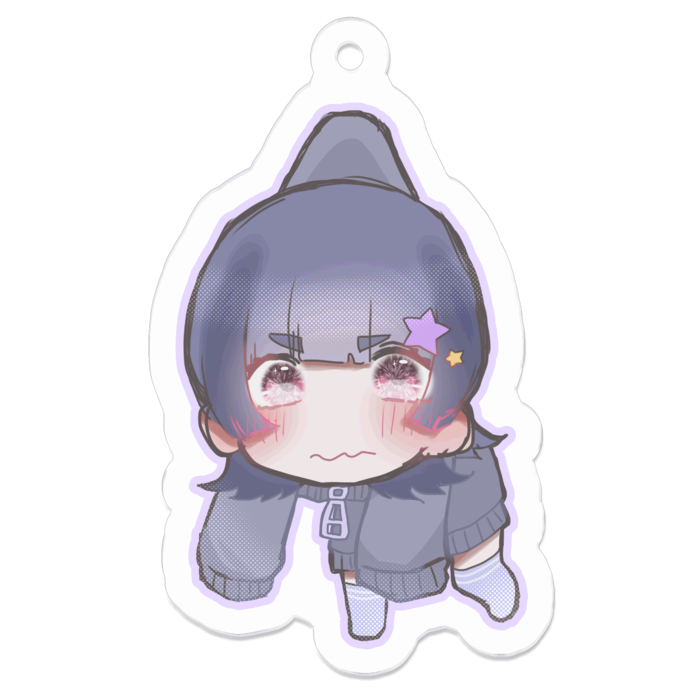 アクリルキーホルダー - 50 x 50 (mm)